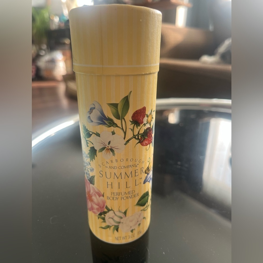 Vintage CRABTREE & EVELYN SUMMER HILL PERFUMED TALC BODY POWDER 3.0 OZ